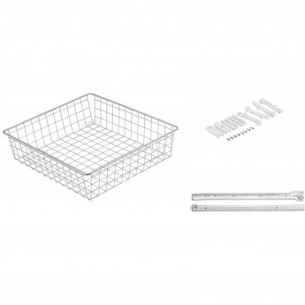 Корзина выдвижная 50IV GTV KO-SR200-50-10-K, белая