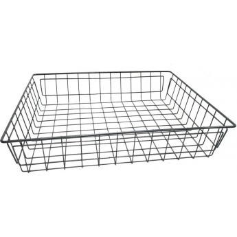 Корзина выдвижная GTV 50II (455х485х100), в модуль 500 мм, антрацит, без направляющих