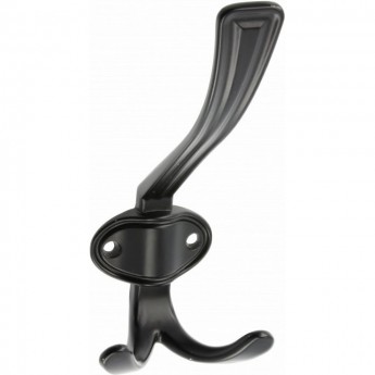 Крючок мебельный CORUNA, большой, черный матовый GTV WZ-CORUNA-D-20M
