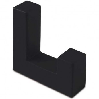 Крючок мебельный GTV WZ-K2201-CZ черный (комплект 3 шт)