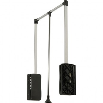 Пантограф стальной с газовым амортизатором 45/60 GTV PG-GA4560-20 черный