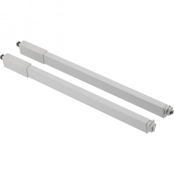 Продольный рейлинг квадратный L400 серый GTV PB-D-RELKW400