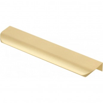 Ручка мебельная алюминиевая GTV HEXA 160мм/190мм, светлое брашированное золото