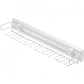 Вешалка для ремней и галстуков GTV SMART W-WKRP-BP-10 без направляющих белая